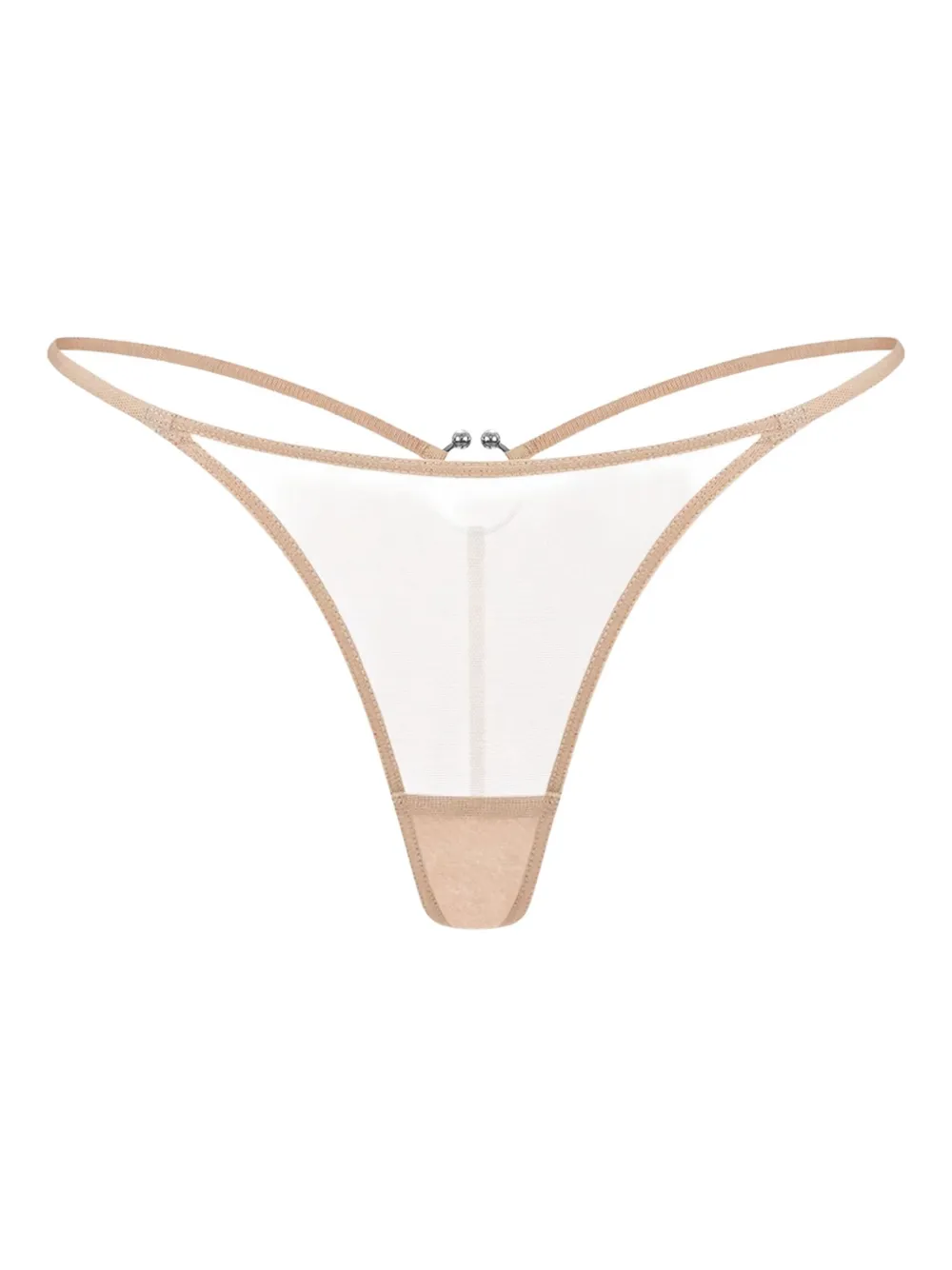 Zhilyova Dune string met ringdetail - Beige
