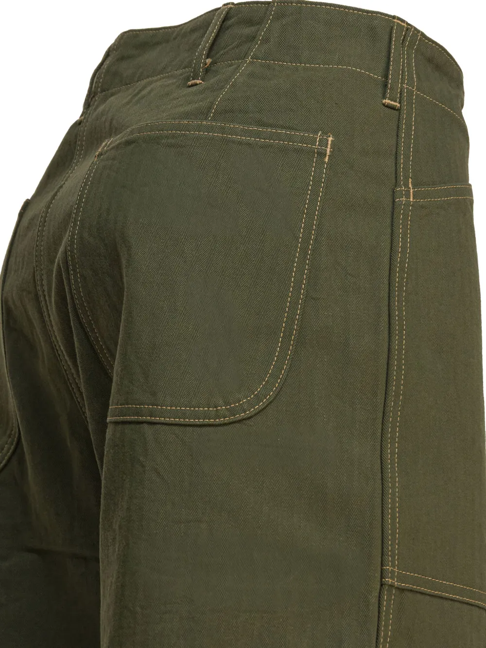  Buzz Ricksons Patch-pocket Cotton Trousers - Green 