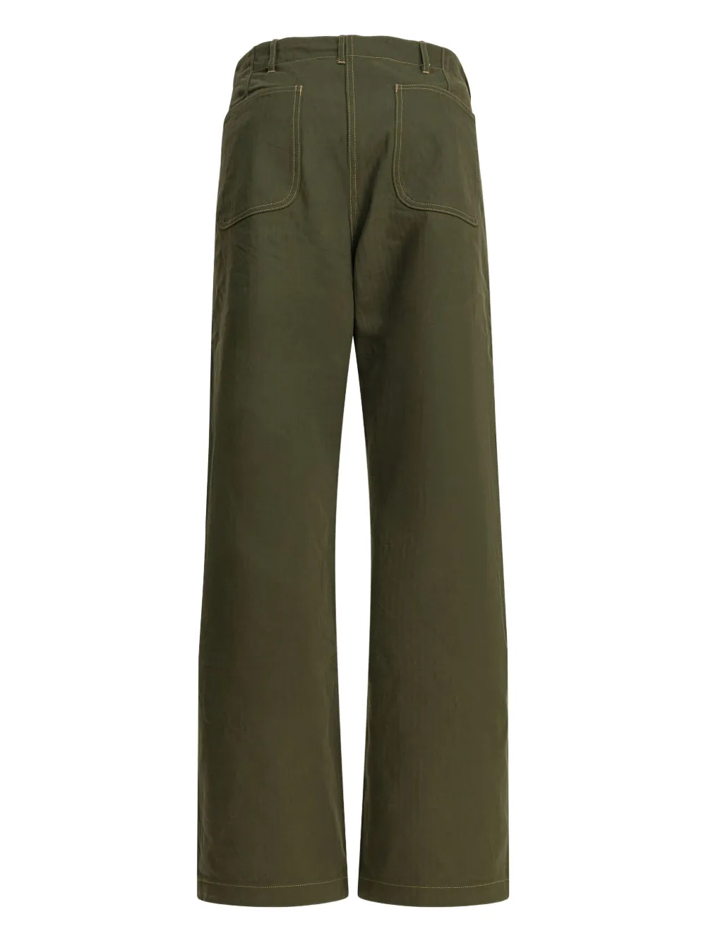Buzz Ricksons patch-pocket cotton trousers - Groen