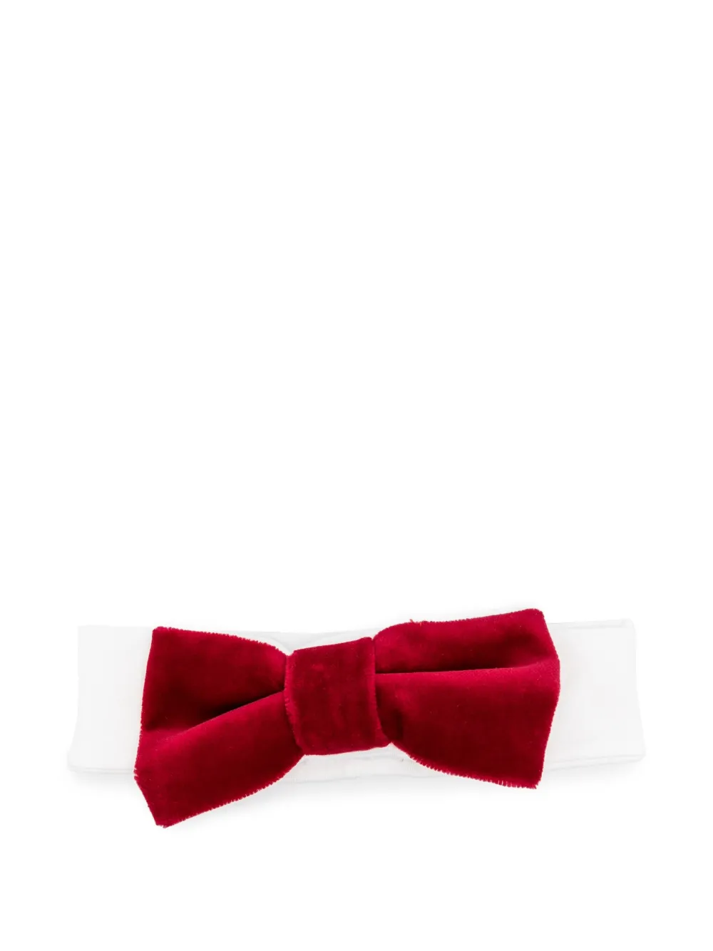 La Stupenderia bow-detail hair band Wit