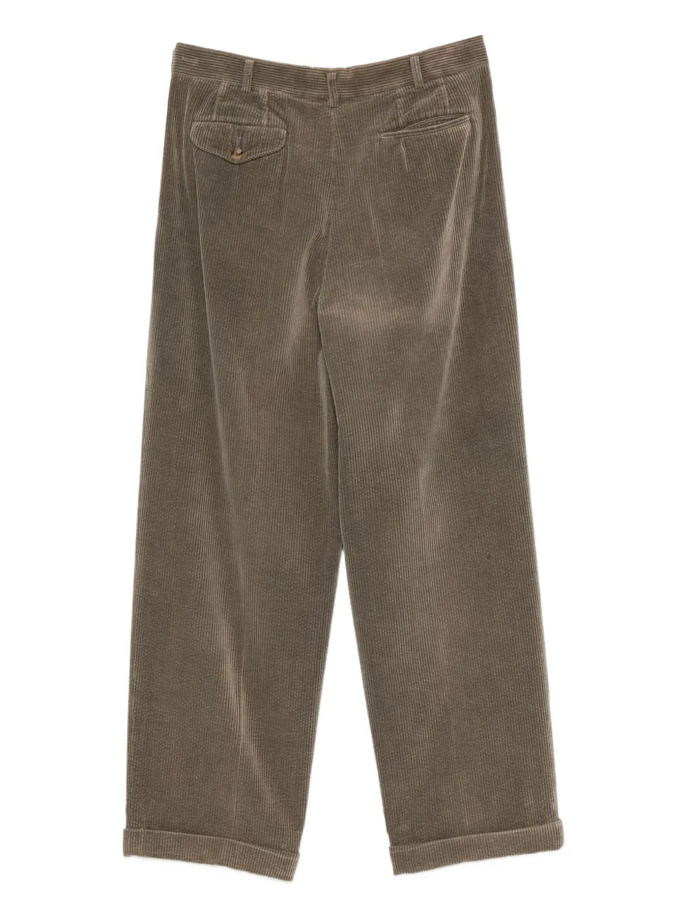 Comme Des Garçons Pre-Owned 1990s pleated corduroy trousers | Image 2