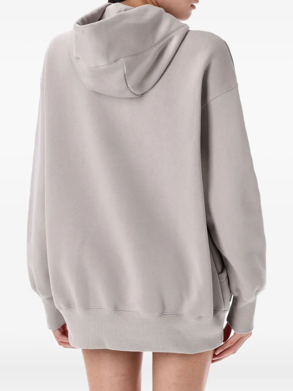 Nike Phoenix logo-embroidered hoodie - 009 GREY