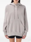 Nike Phoenix logo-embroidered hoodie - 009 GREY