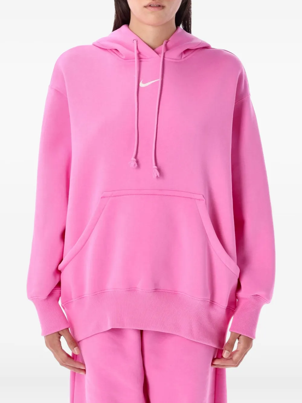 logo-embroidered hoodie