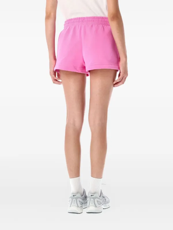 nike fleece pink shorts
