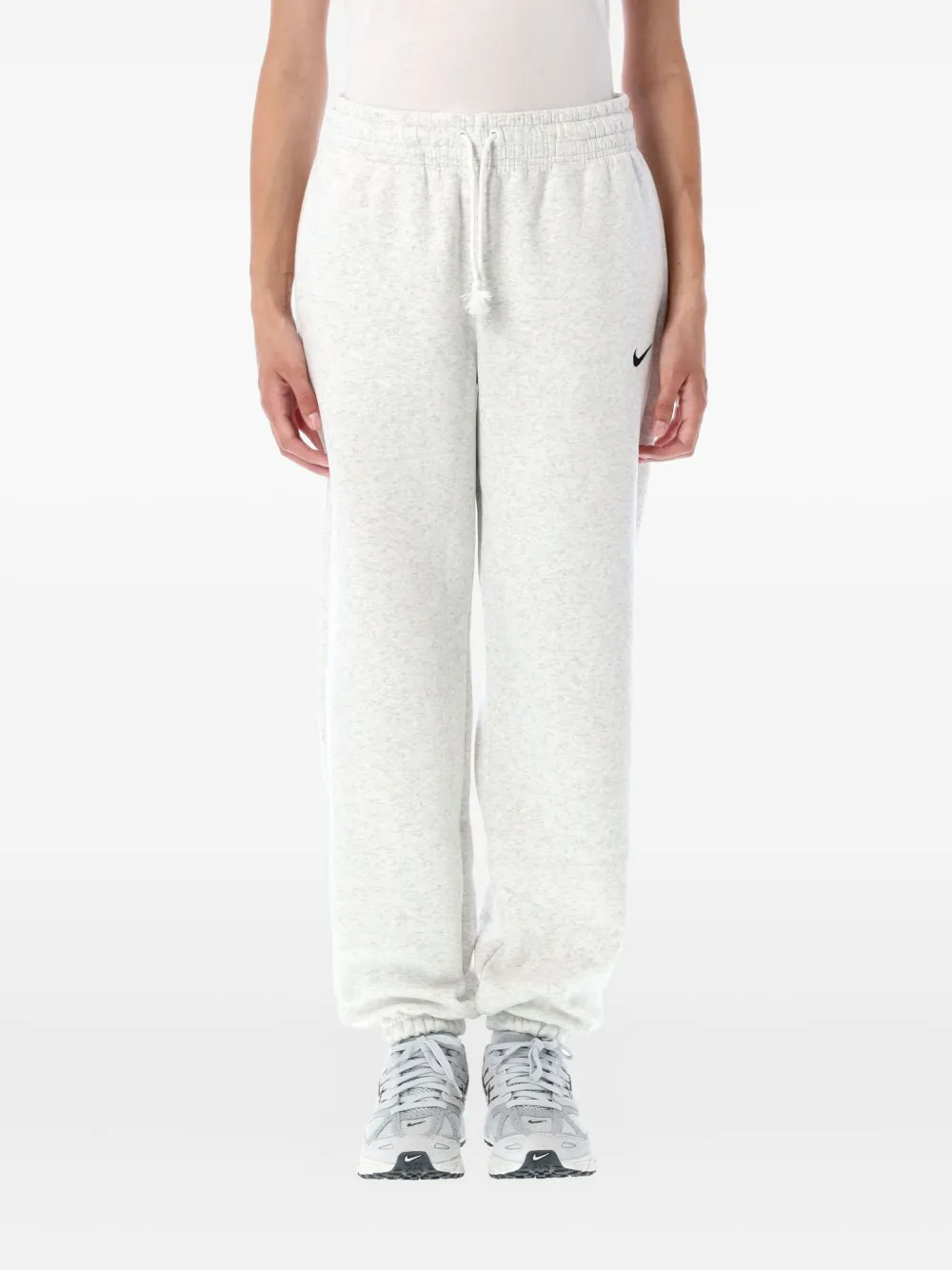 high waist logo joggers