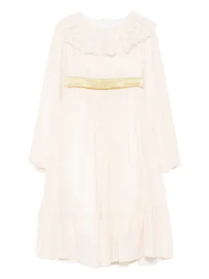 Bonpoint ワンピース Bonpoint レースディテール ワンピース | ニュートラル | FARFETCH JP