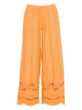 DAMSON MADDER eyelet-embroidered trousers - Orange