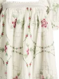 DAMSON MADDER Lulu embroidered dress - White