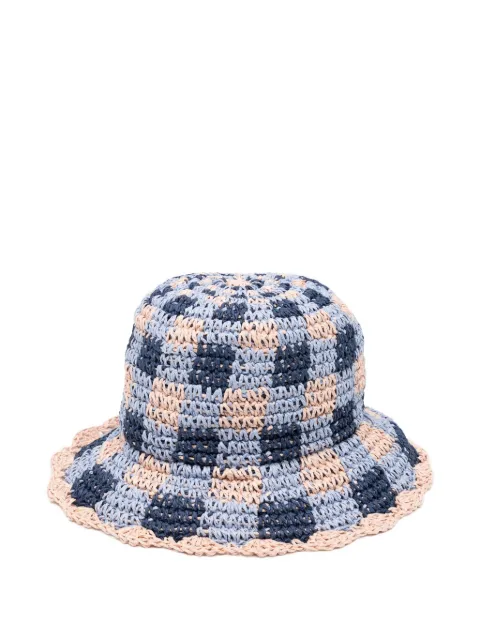 DAMSON MADDER Gingham bucket hat