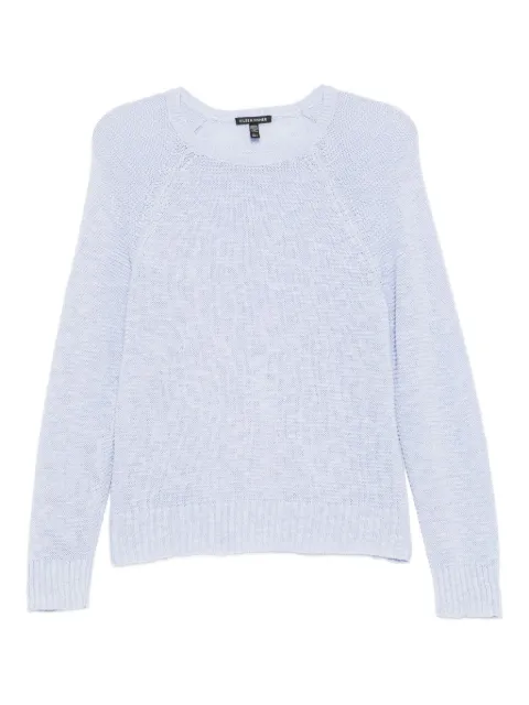 Eileen Fisher slub crew-neck top