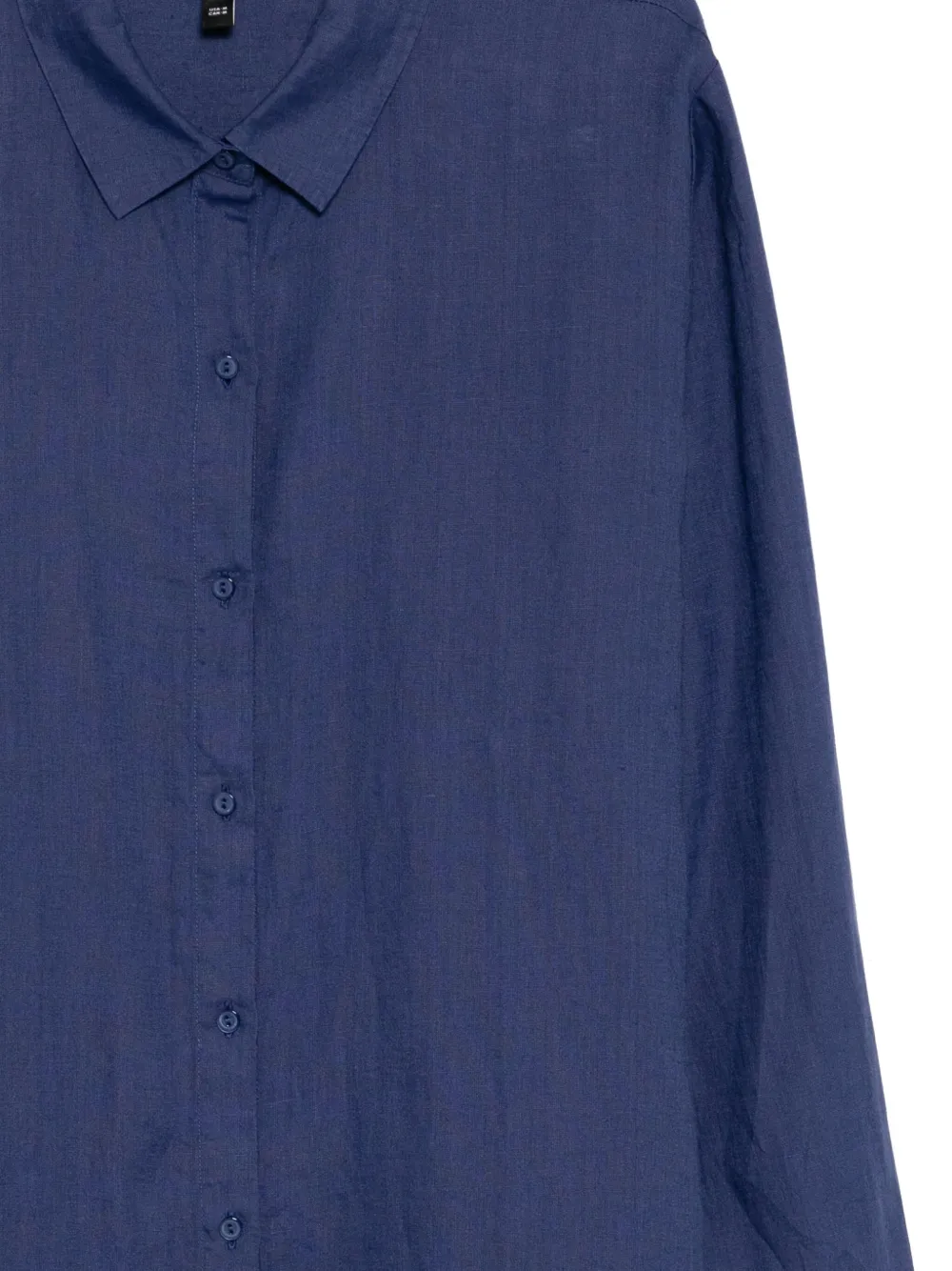 Eileen Fisher Linen Shirt In Blue