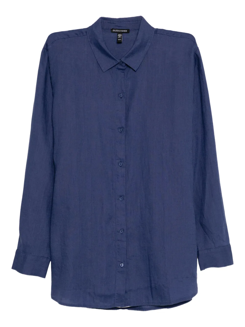Eileen Fisher camisa de lino | azul | Image 1