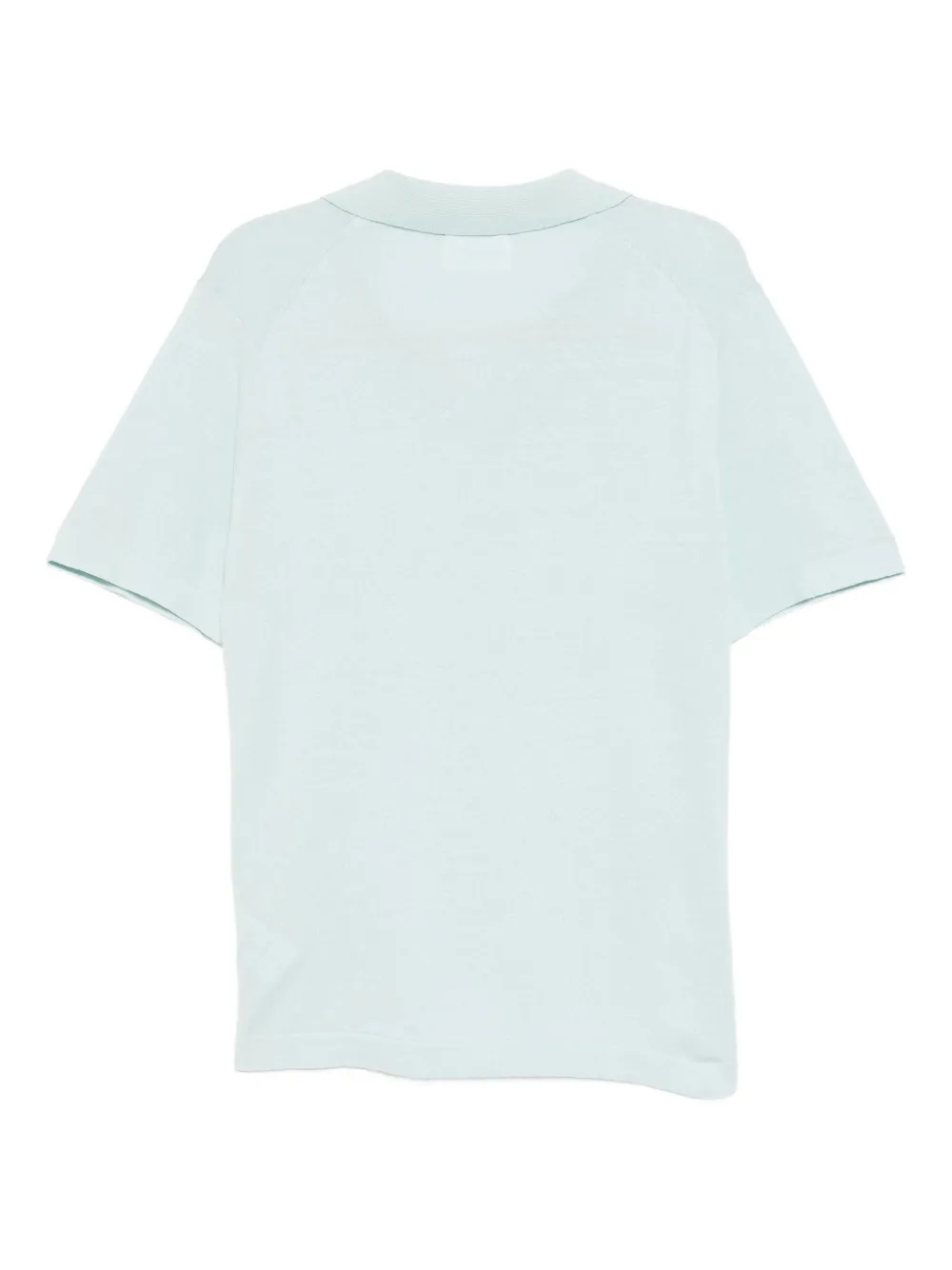 NN07 Ryan T-shirt van gebreide blend - Blauw