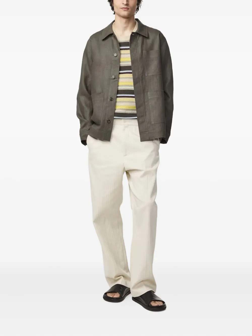 NN07 Olav linen jacket | Shirt Jackets | Image 2