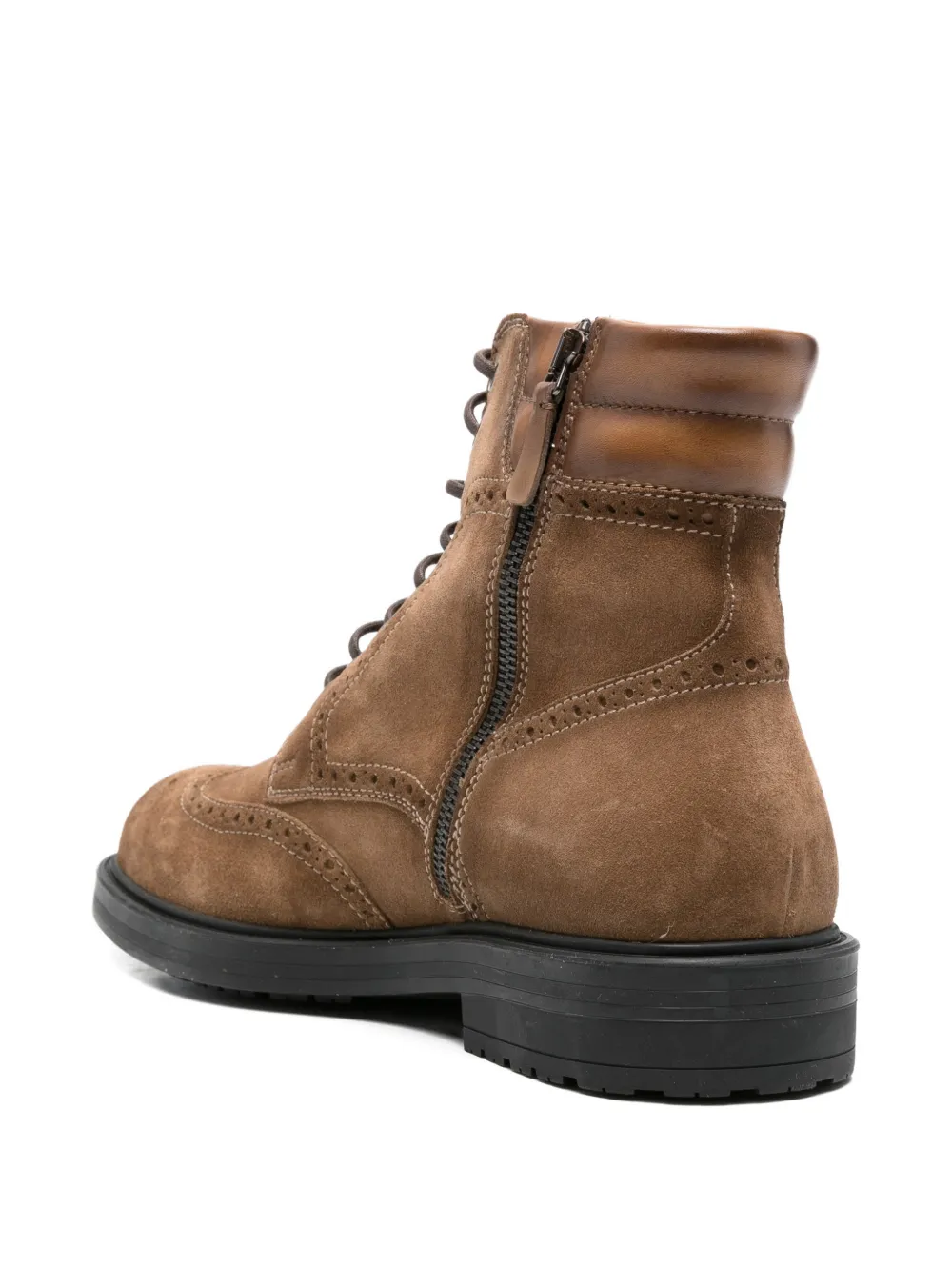 Magnanni Suède brogue sneakers Bruin