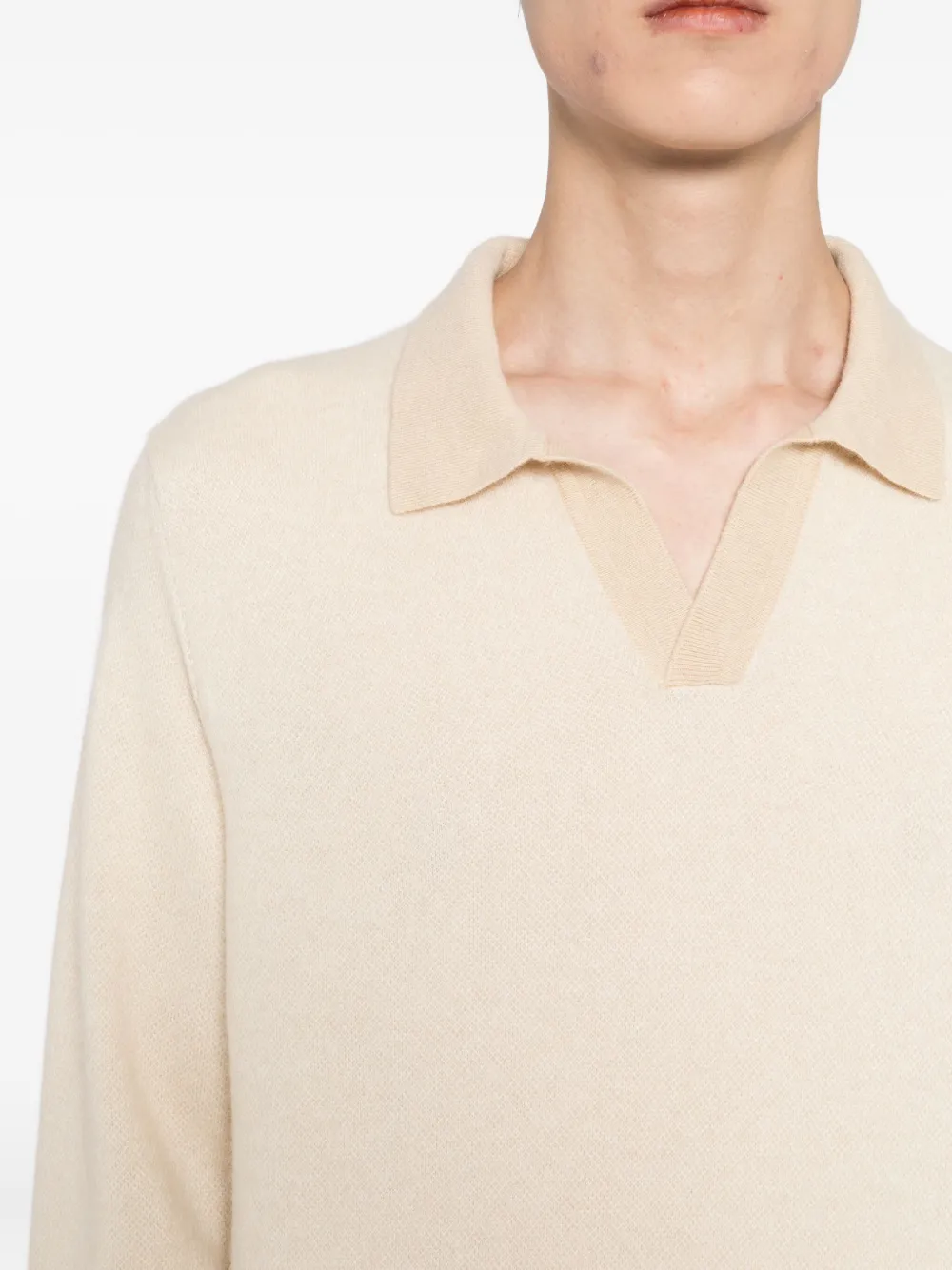 Aurélien Cashmere Jumper In Neutral