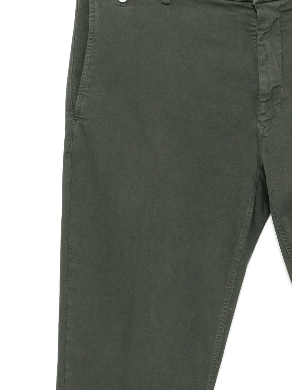 Replay Benni Hyperflex X-l. I.t. E. Stretch-cotton Chinos In Green