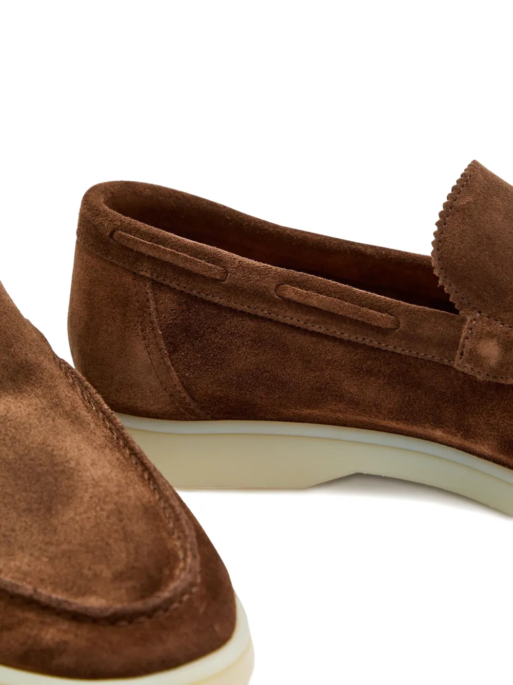 Aurélien Suede Leather Loafers In Brown