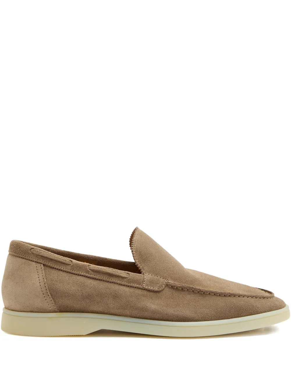 Aurélien Yacht Loafer Aus Wildleder In Neutral