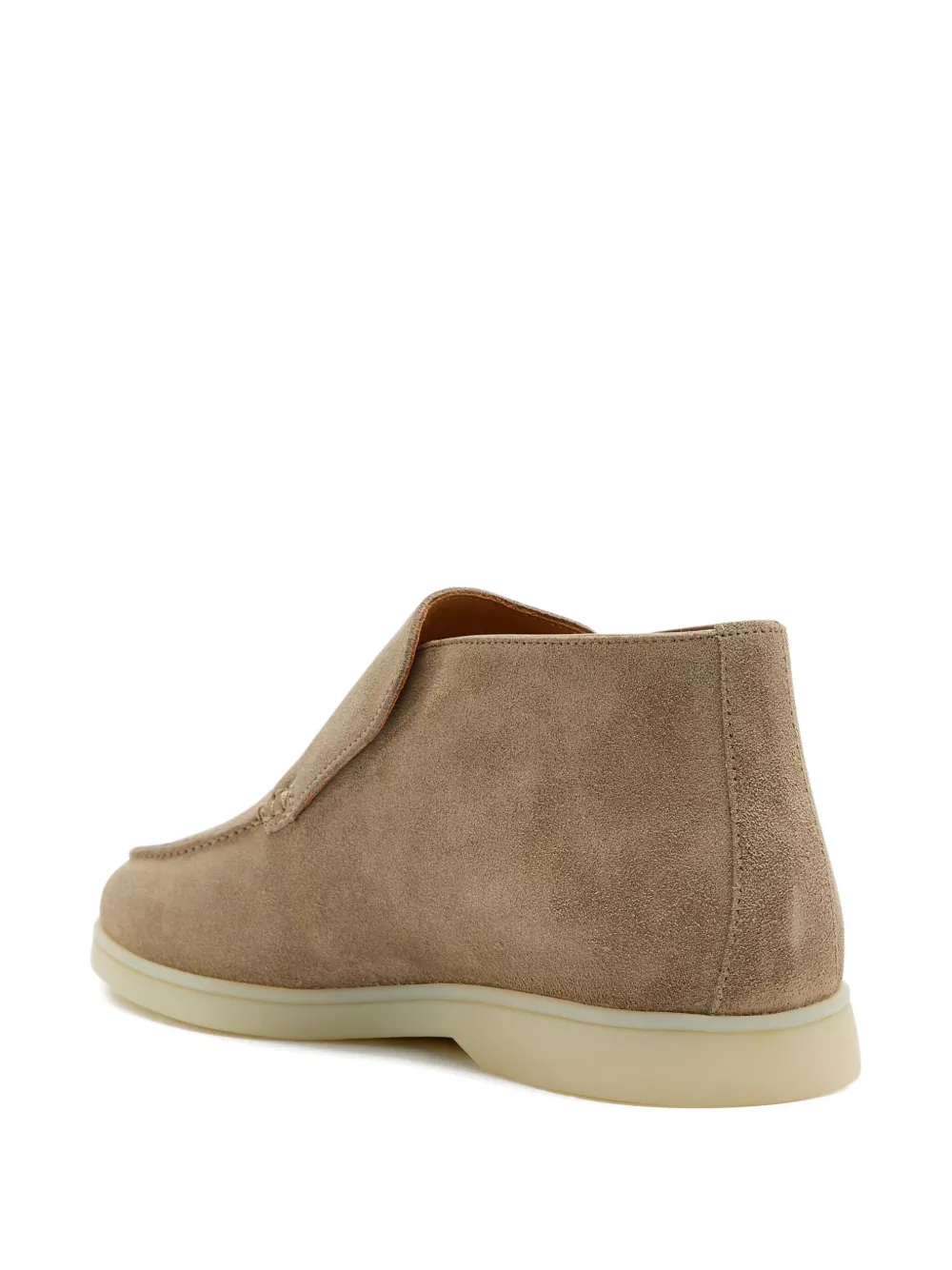 Aurélien City Suede Slip-on Loafers In Neutral