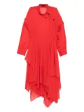 A.W.A.K.E. Mode Organza dress - Red