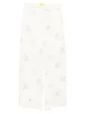 Marques'Almeida sequin-embellished trousers - White