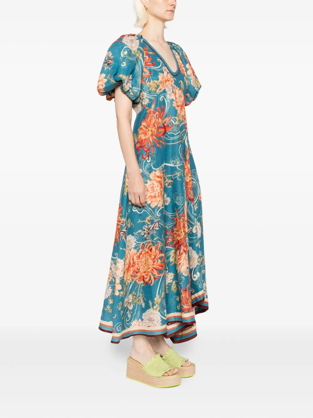ALEMAIS Fletcher jurk Blauw