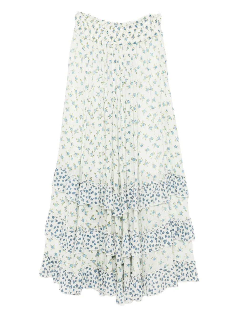 Free People Rok met bloemenprint Beige