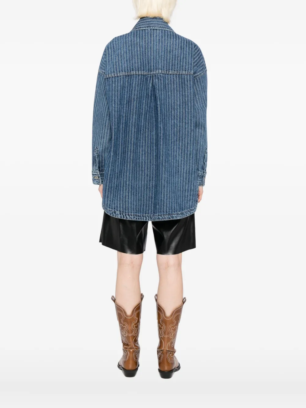 Free People Dunes shirtjack Blauw
