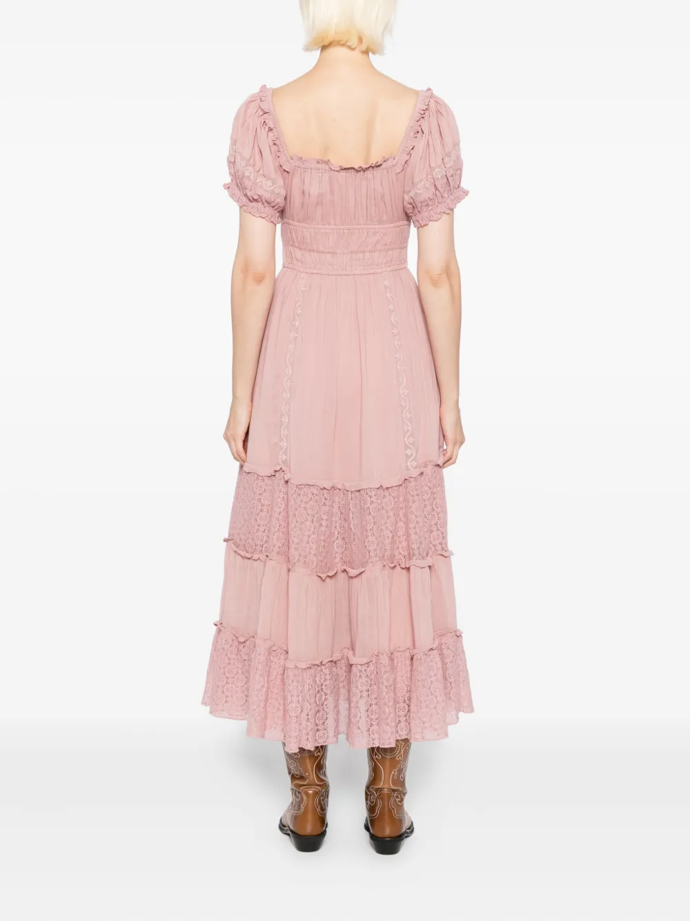 Free People Jurk met vallende zon Roze