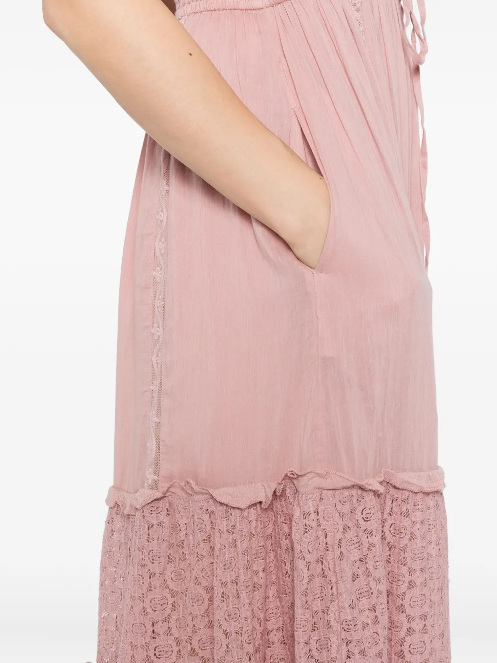 Free People Jurk met vallende zon Roze