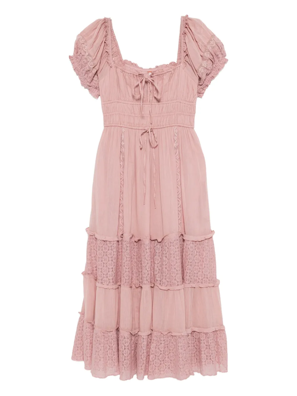 Free People Jurk met vallende zon Roze