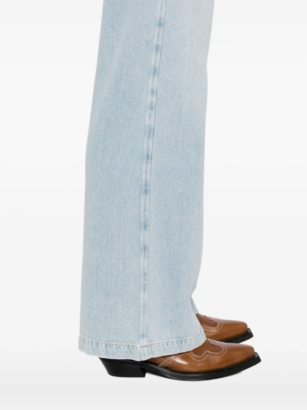 Free People Gestreepte jeans Blauw