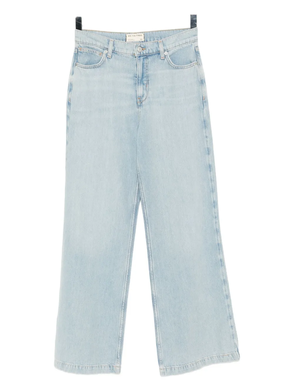 Free People Gestreepte jeans Blauw