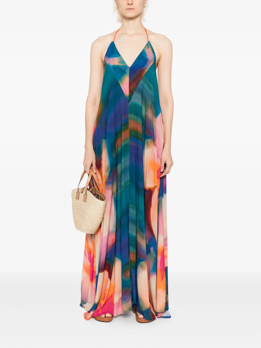 Free People Catalina jurk - Blauw