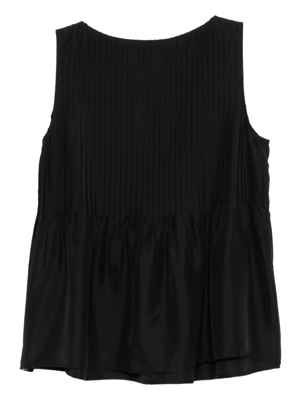 Eileen Fisher pleated silk top | Blouses | Image 2