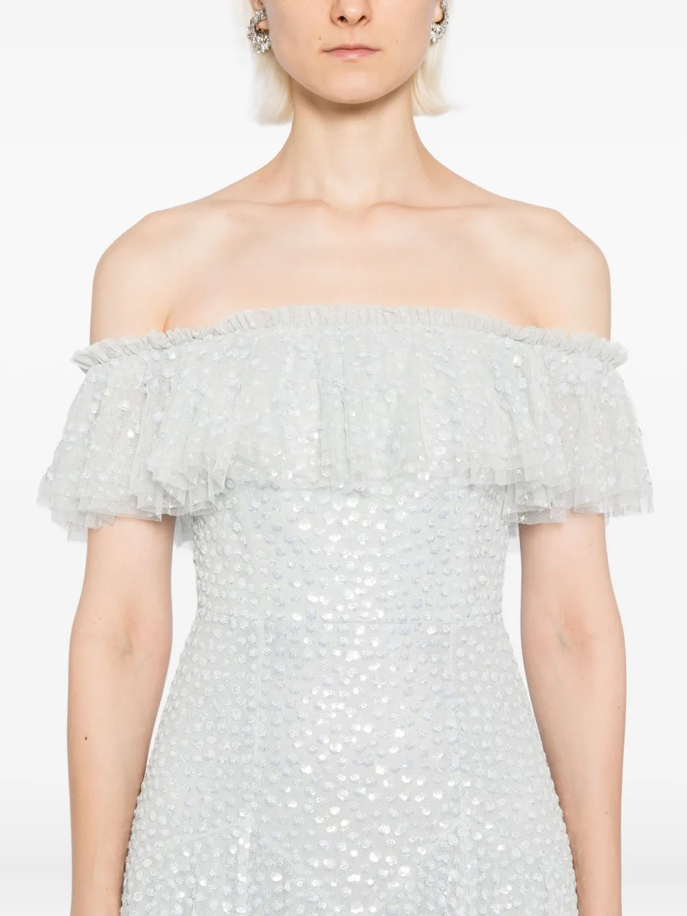 Needle & Thread Ballerina jurk Blauw