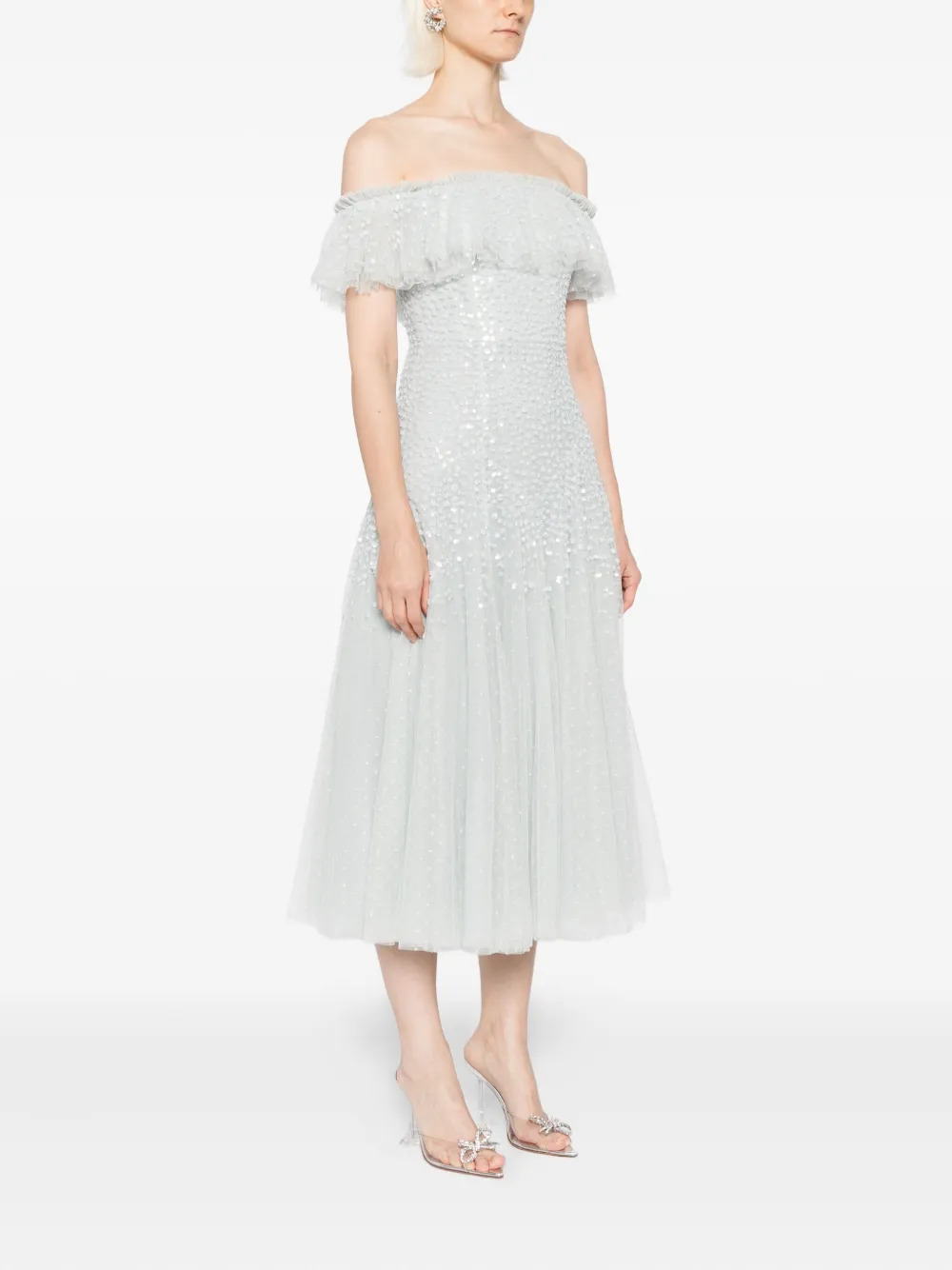 Needle & Thread Ballerina jurk Blauw