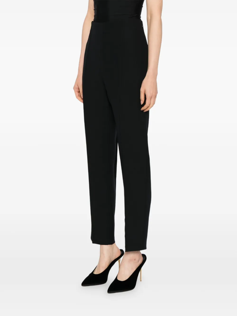 Roland Mouret Cropped Trousers In Blue
