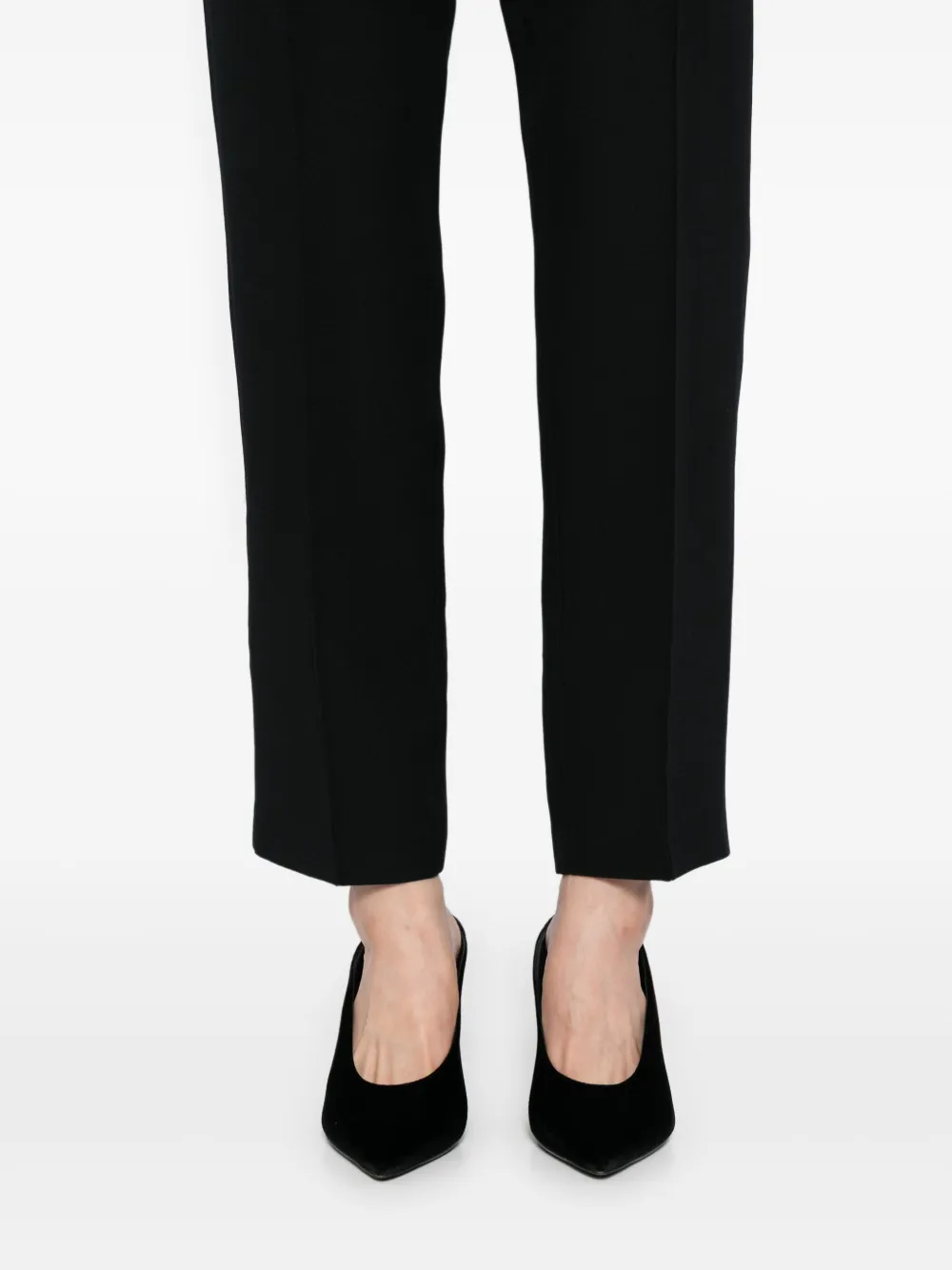 Roland Mouret Cropped Trousers In Blue