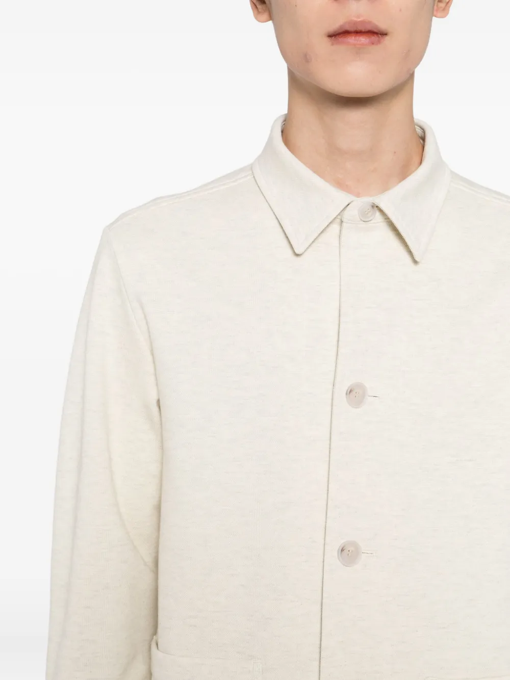 BOSS Button-up shirtjack Beige