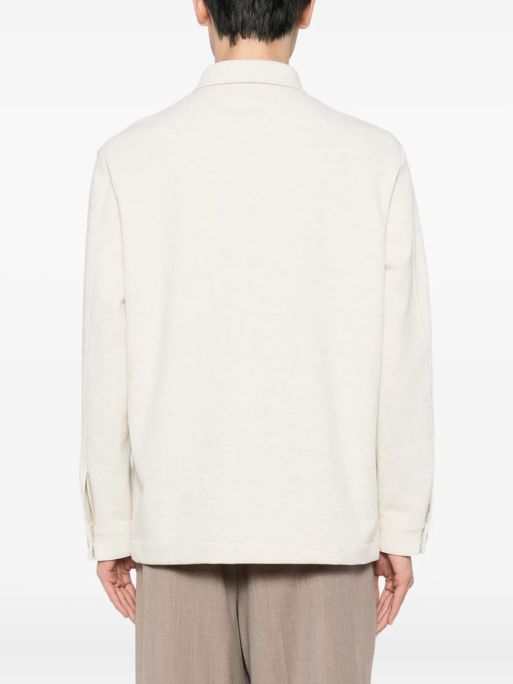 BOSS Button-up shirtjack Beige