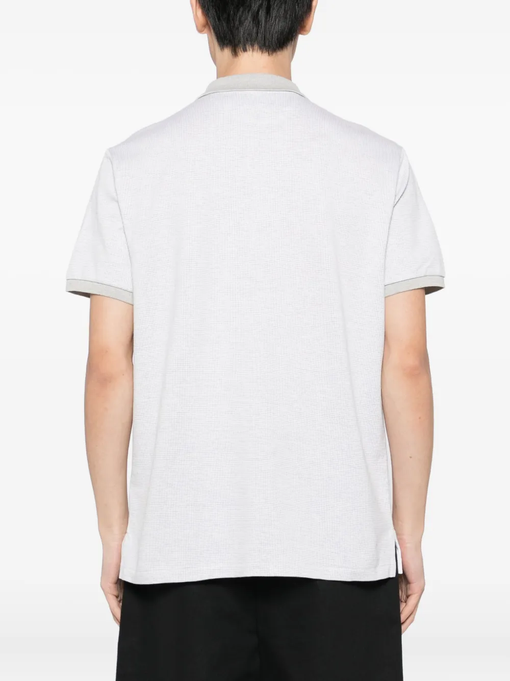 Polo Ralph Lauren Poloshirt met pied-de-poule print Wit