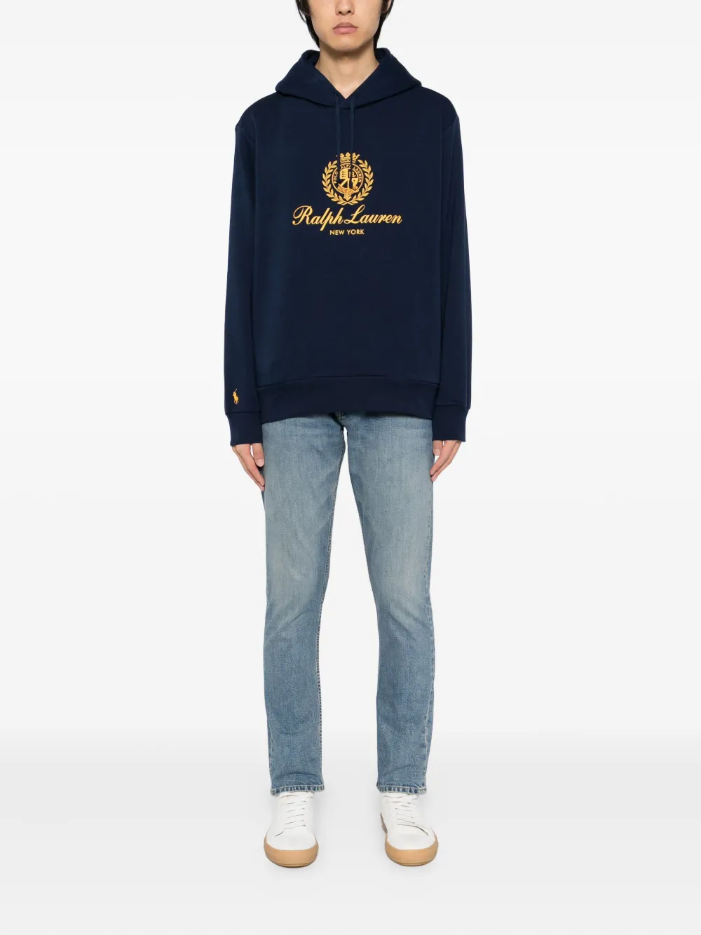 Polo Ralph Lauren Crest hoodie Blauw