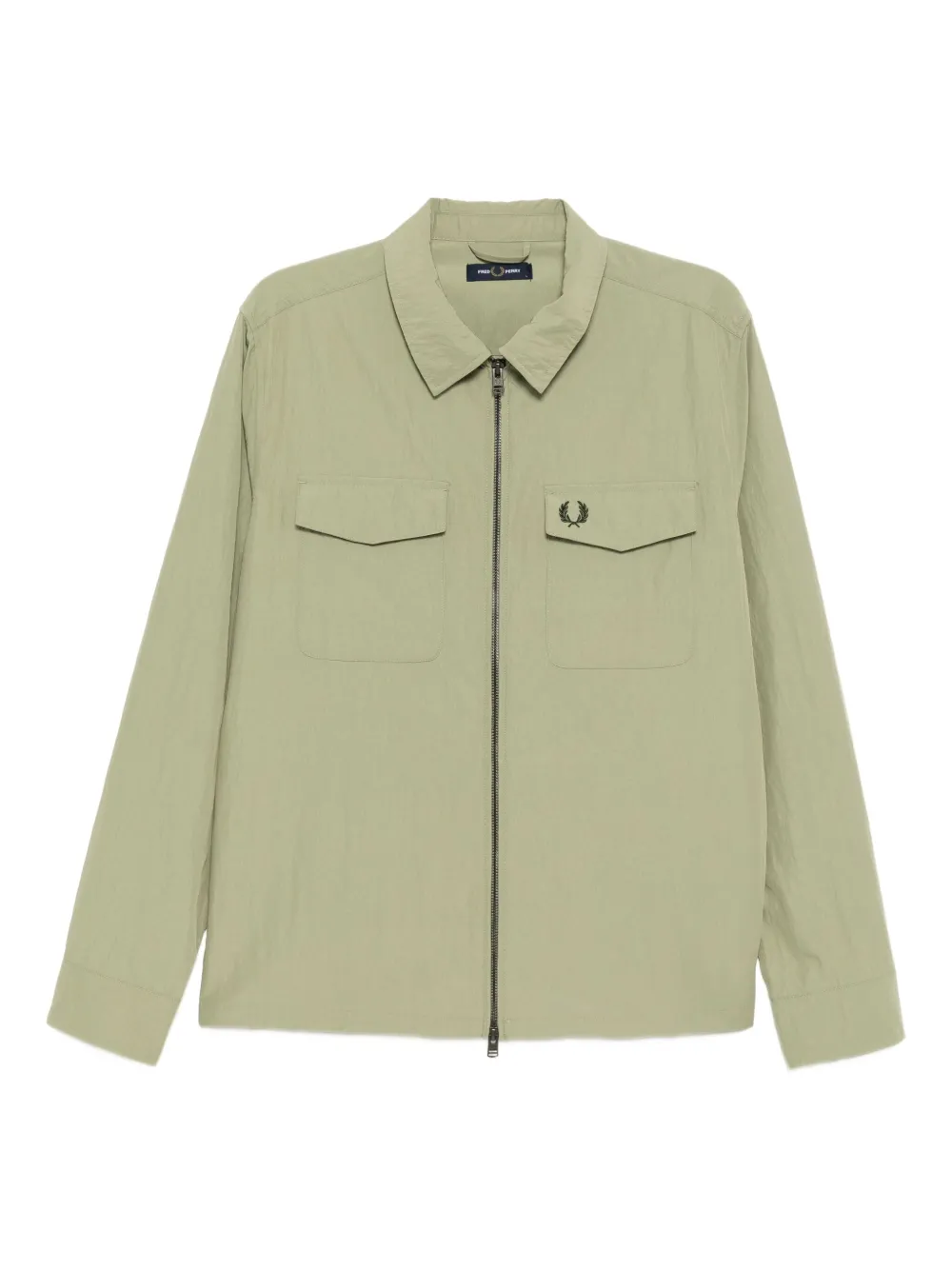 Fred Perry Jack met rits Groen