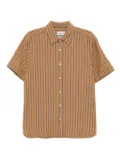 Oliver Spencer Gassison striped shirt - Orange