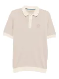 SANDBANKS logo-embroidered polo shirt - Neutrals