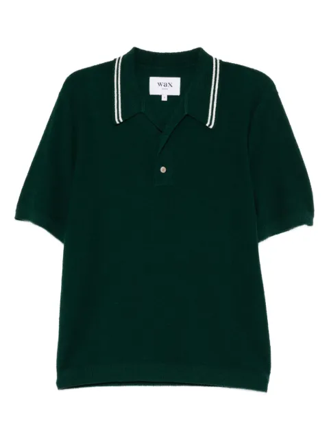 Wax London boucle short-sleeves polo shirt