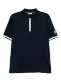 SANDBANKS zip-up polo shirt - Blue